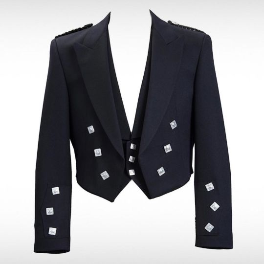 Navy Midon Prince Charlie Jacket & Waistcoat