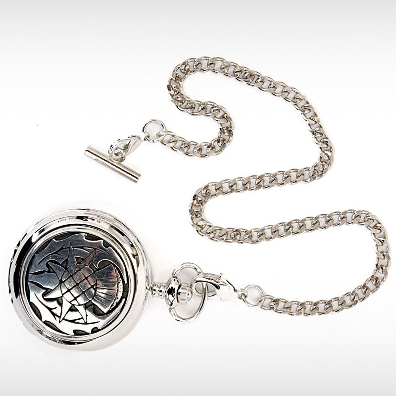 Thistle Pocket Watch Two Piece Gift Set