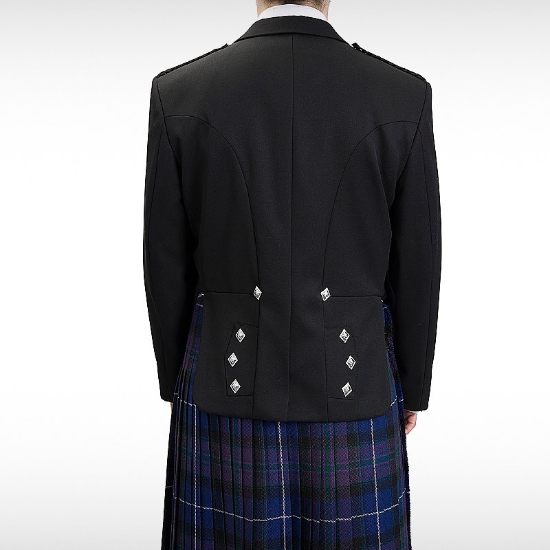 Black Prince Charlie Pride Jacket & Waistcoat