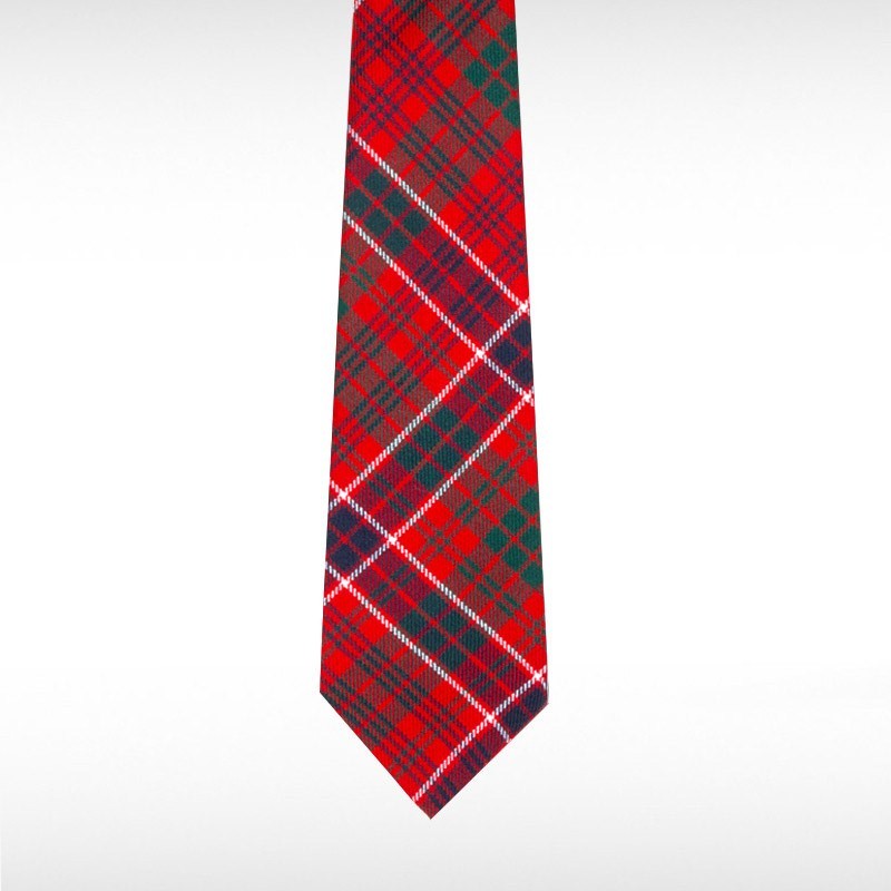 MacRae Red Modern Tartan Tie