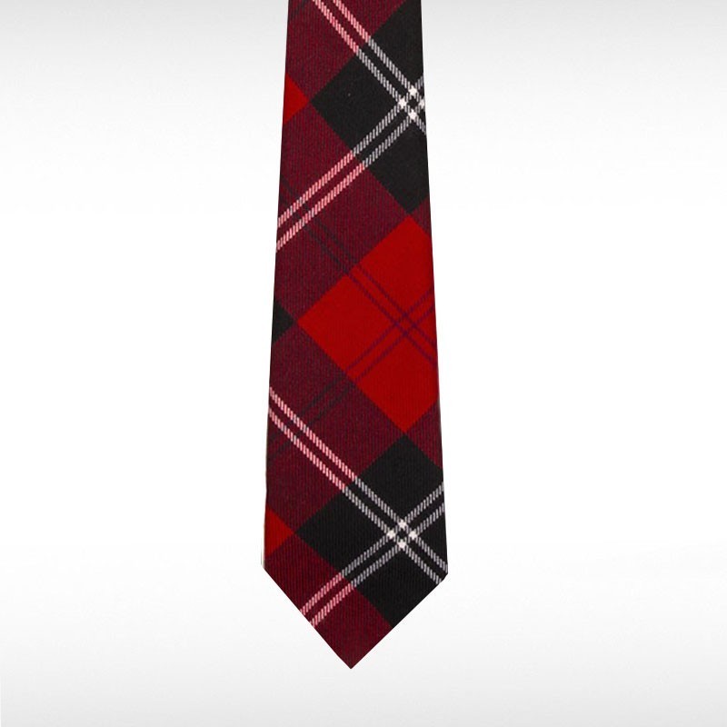Ramsay Red Modern Tartan Tie