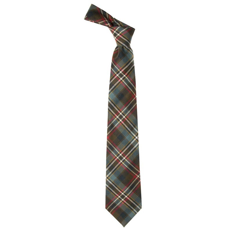 Scott Green Weathered Tartan Tie