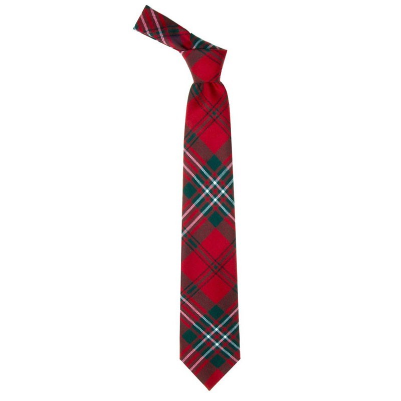 Scott Red Modern Tartan Tie