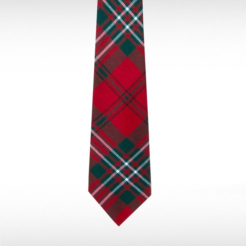 Scott Red Modern Tartan Tie